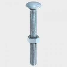 Carriage Bolt & Hex Nut M16 x 100mm Loose