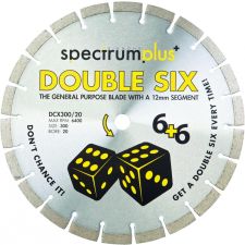 Spectrum Plus Double Six Diamond Blade - General Purpose - 115/22.23mm