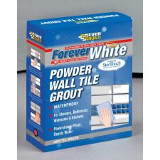 Everbuild Forever White Powder Wall Tile Grout 3kg