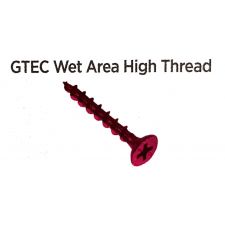 GTEC Wet Area High Thread Screw 42mm (1000 per box)