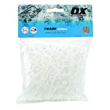 OX Trade Cross Shaped Tile Spacers - 3mm (250 pcs)