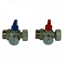 Polypipe Ufh Manifold Isolation Valves Pair