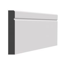 Primed MDF Grooved Skirting 18 x 144 x 5400mm FSC® MIX 70% CU-COC-828596  (W11.8) (Square and Grooved 1)