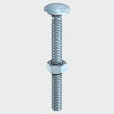 TIMco Carriage Bolt and Hex Nut M8 x 100mm (50 per Box)