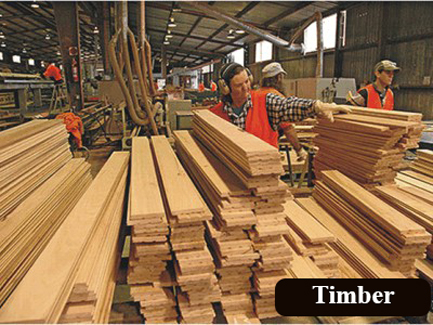 What are timber based materials?
